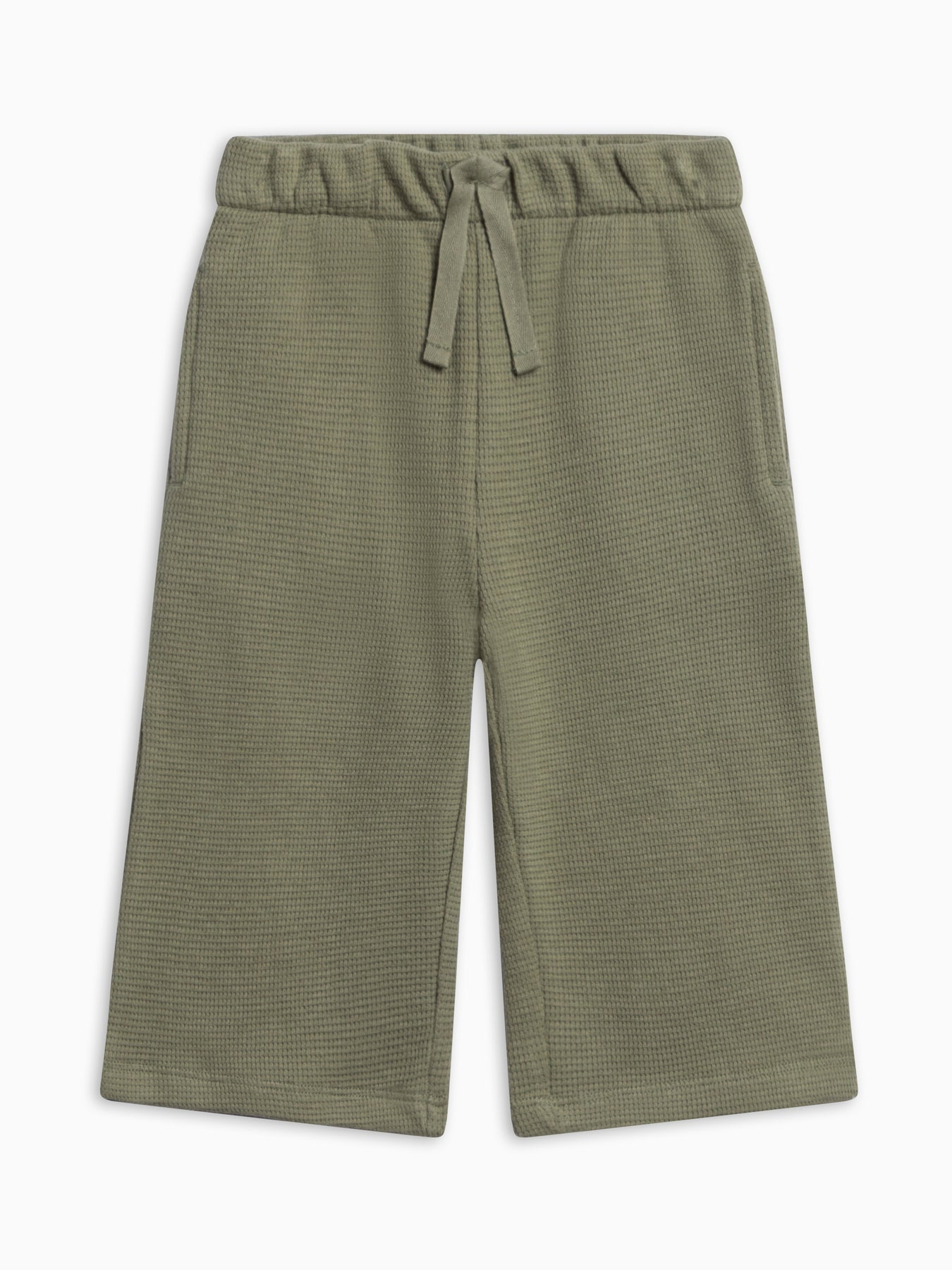 Clove Waffle Knit Straight Leg Pants