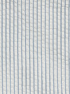 Landon Seersucker Collared Button Down Shirt - Shore Stripe / Sea