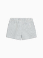 Nixie Seersucker Shorts - Shore Stripe / Sea
