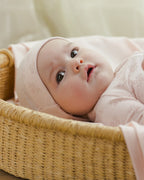 Modal Zip Footie - Pink Blossom