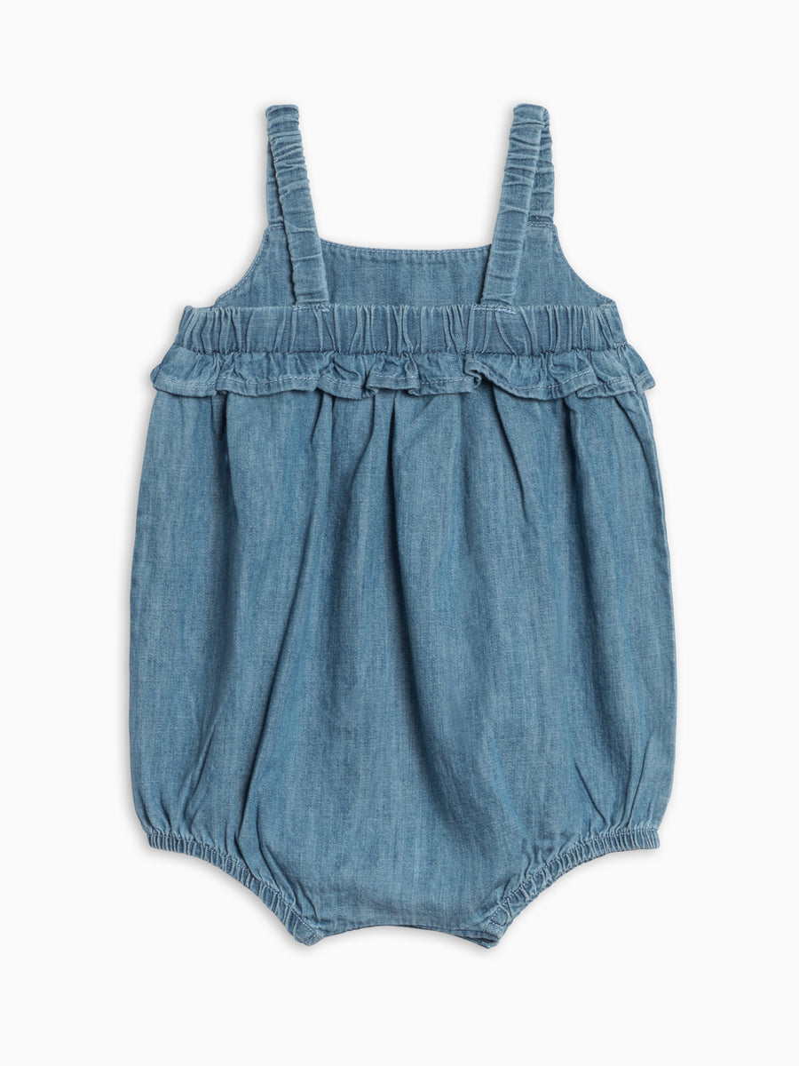 Gemma Chambray Bubble Romper