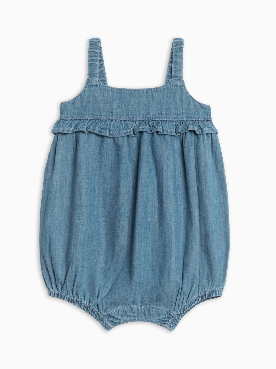 Gemma Chambray Bubble Romper