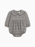 Myra Flannel Long Sleeve Bubble Romper