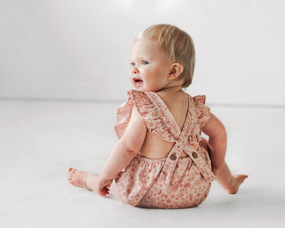Overall Flutter Romper