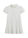 Betsy Pique Polo Dress - Coconut