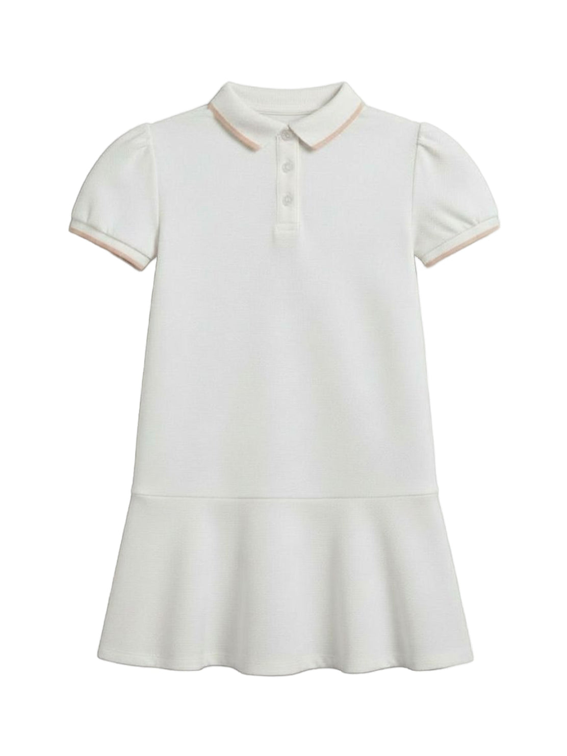 Betsy Pique Polo Dress - Coconut