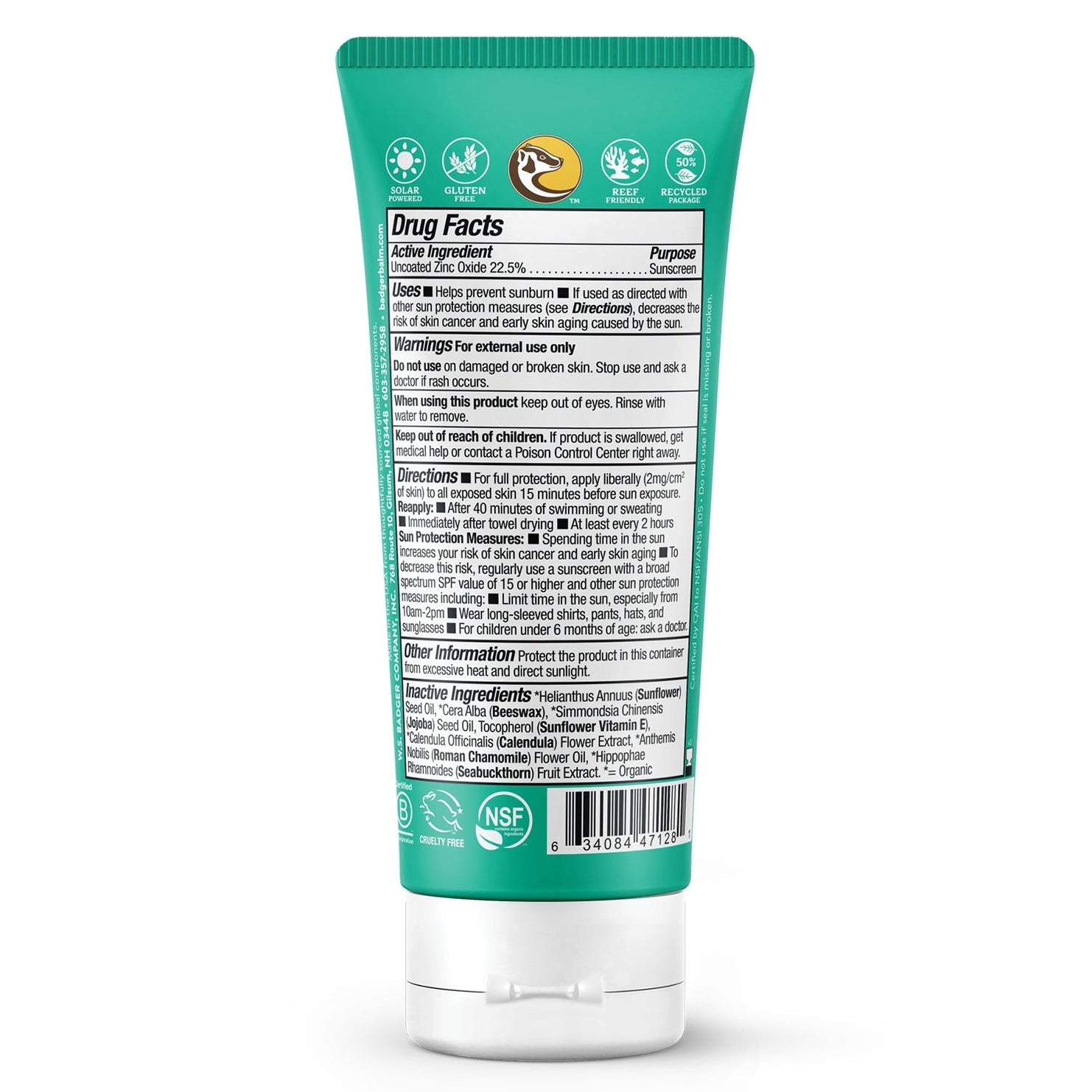Badger Mineral Baby Sunscreen