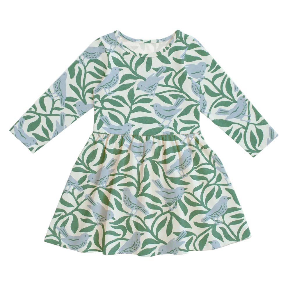Calgary Dress - Birds on Branches