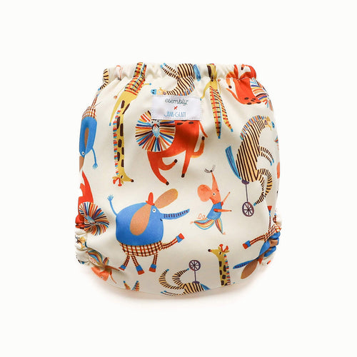Waterproof Outer (+ Swim Diaper) - JG Circus