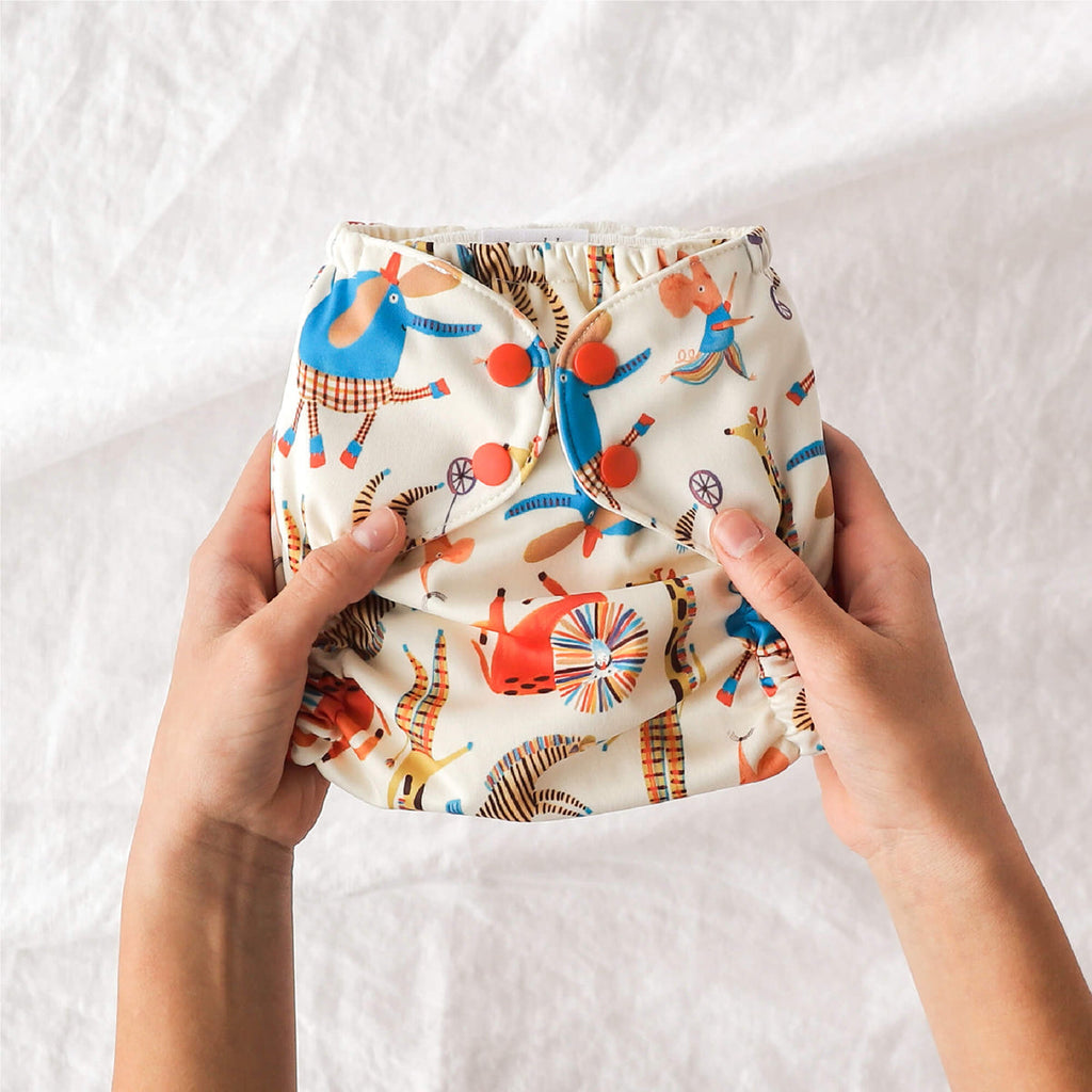 Waterproof Outer (+ Swim Diaper) - JG Circus
