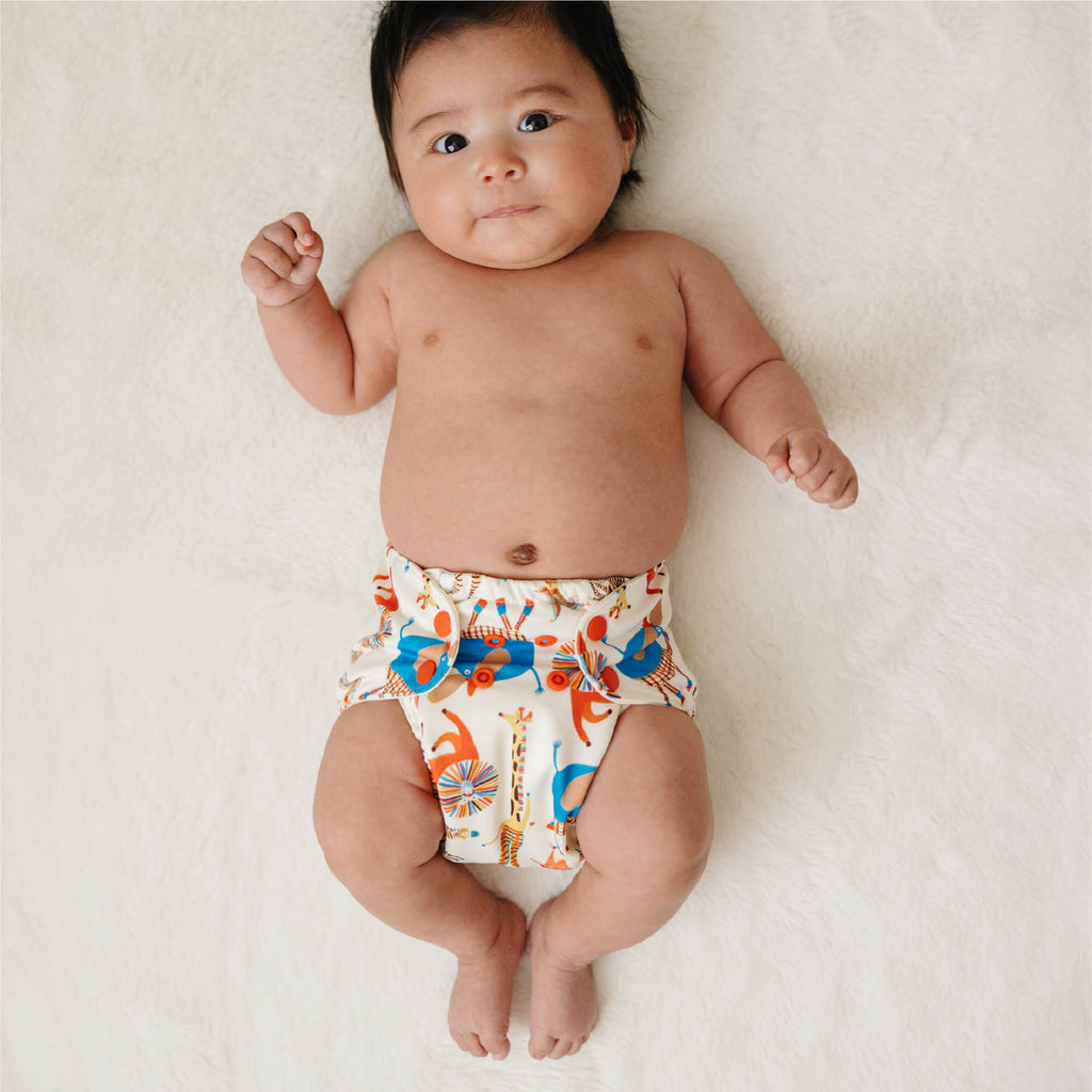 Waterproof Outer (+ Swim Diaper) - JG Circus