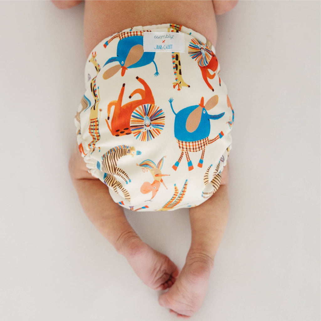 Waterproof Outer (+ Swim Diaper) - JG Circus