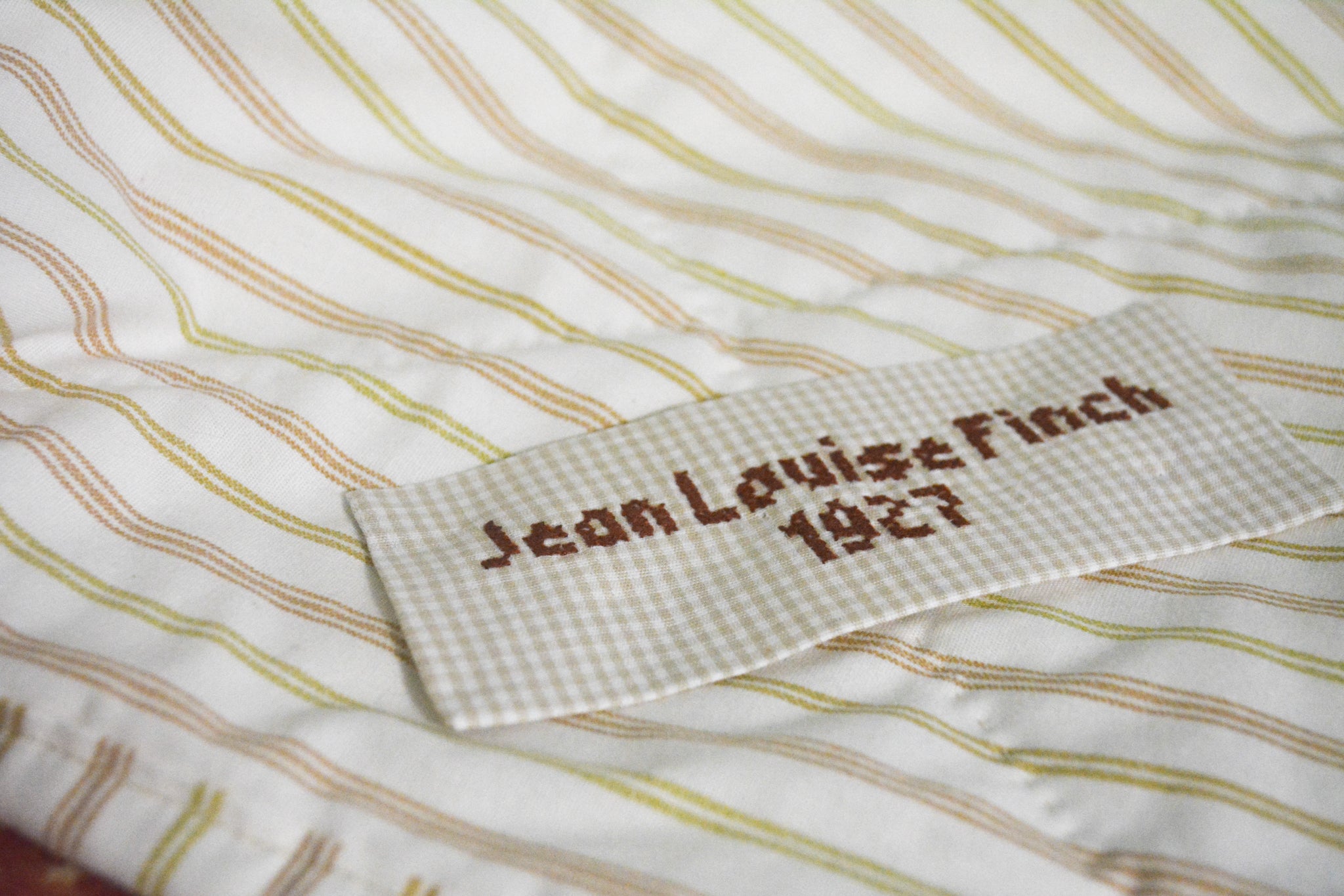 Custom Embroidered Quilt Label