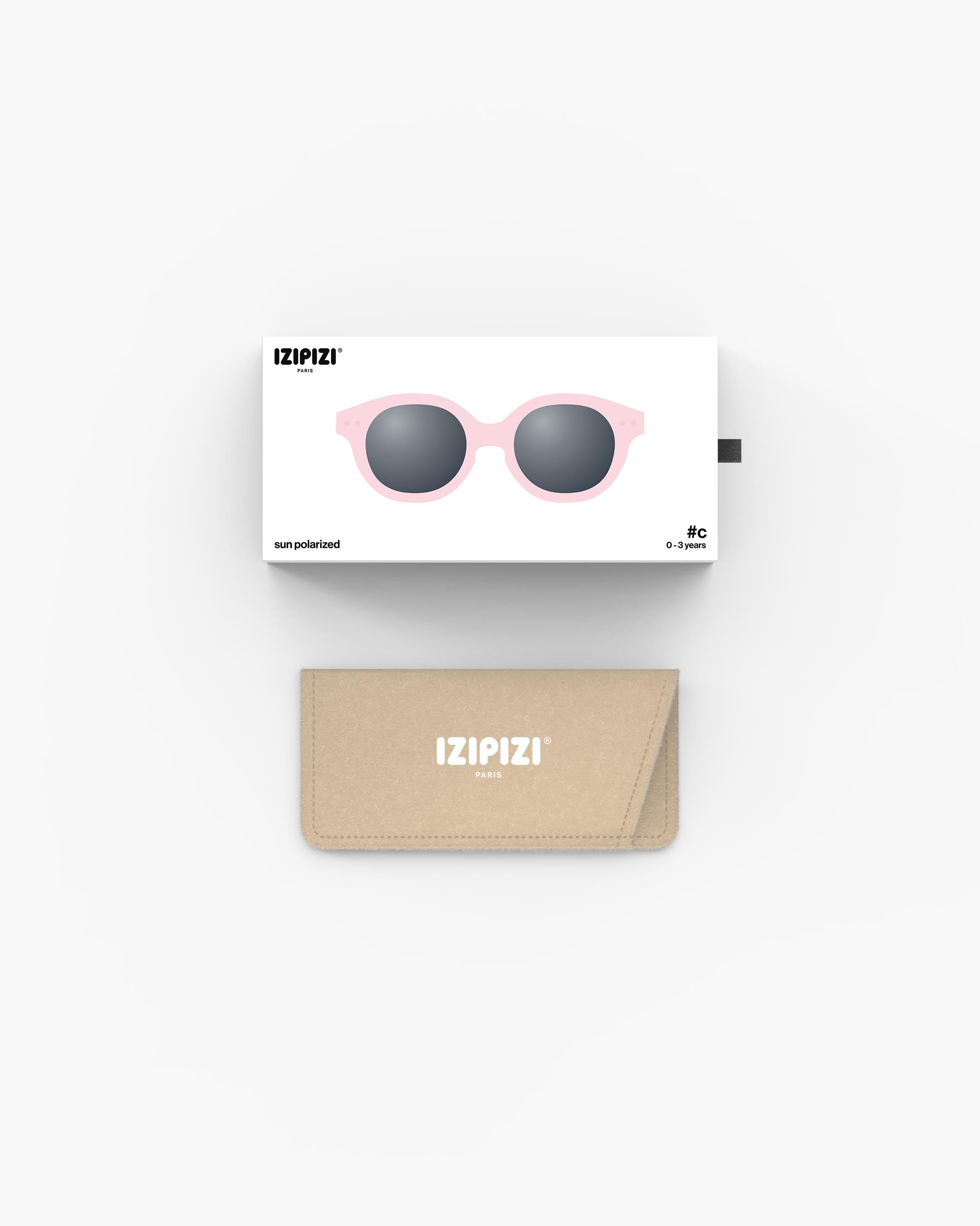 Baby Sunglasses in Pastel Pink