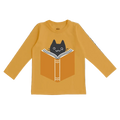 Long Sleeve Tee - Reading Cat