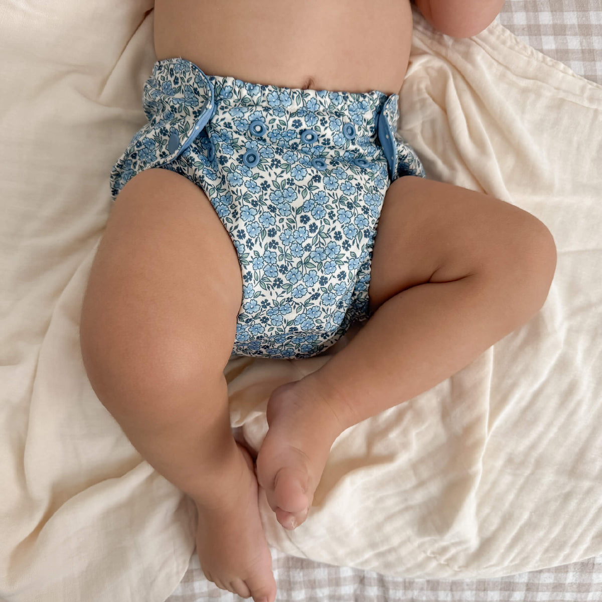 Waterproof Outer (+ Swim Diaper) - Forget-Me-Not
