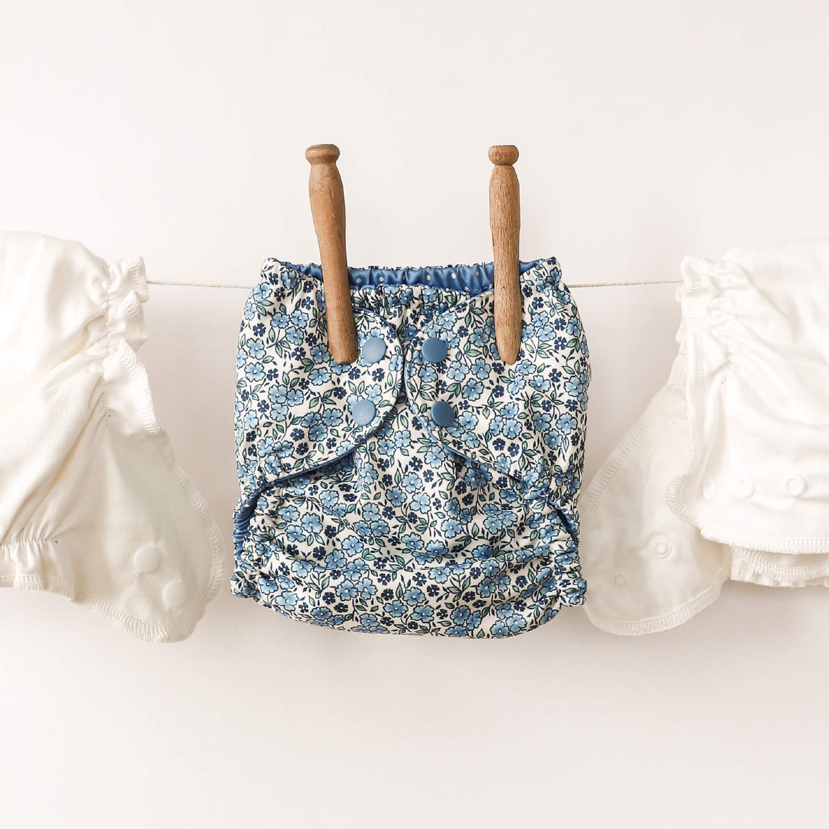 Waterproof Outer (+ Swim Diaper) - Forget-Me-Not