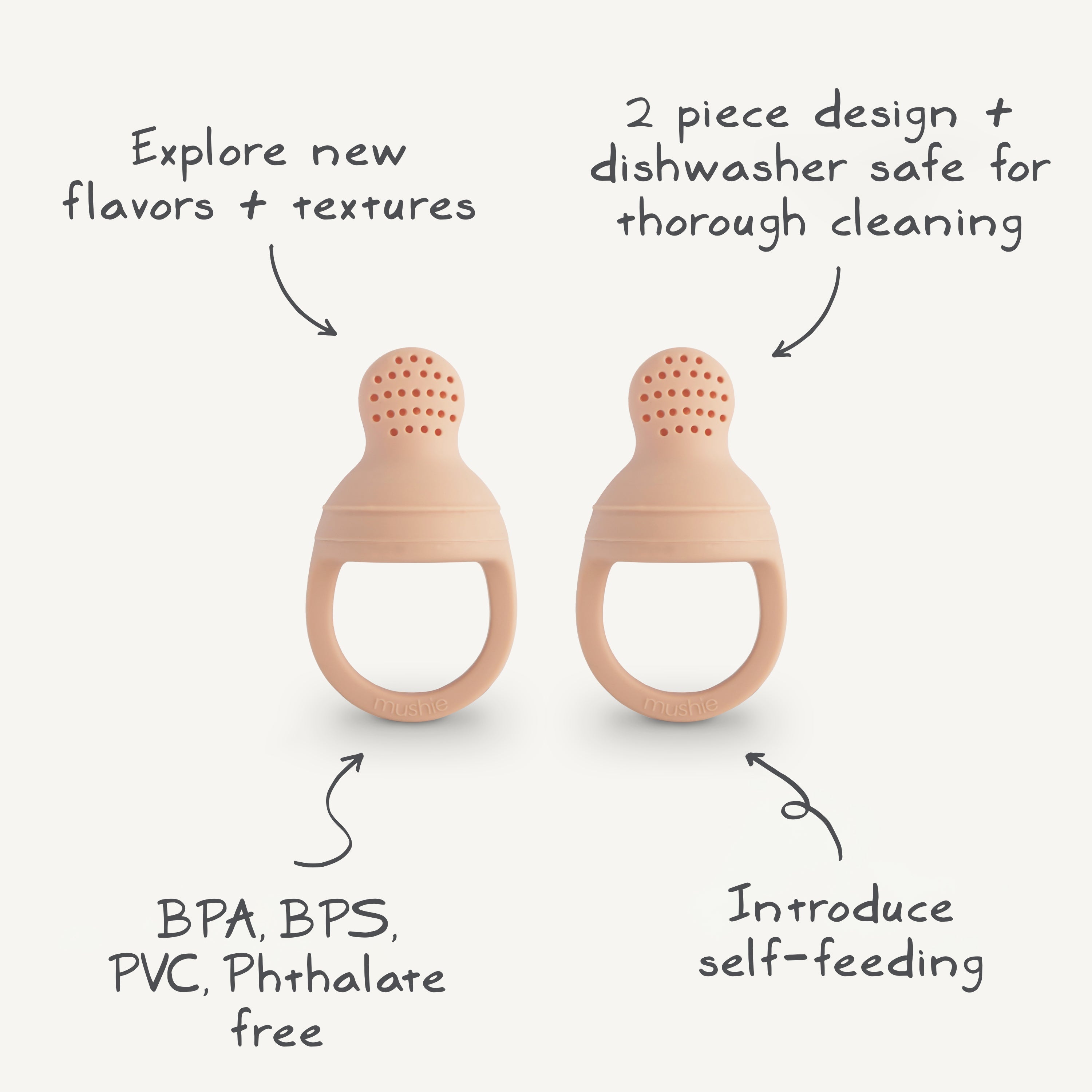 Silicone Fresh Food Feeder 2-Pack