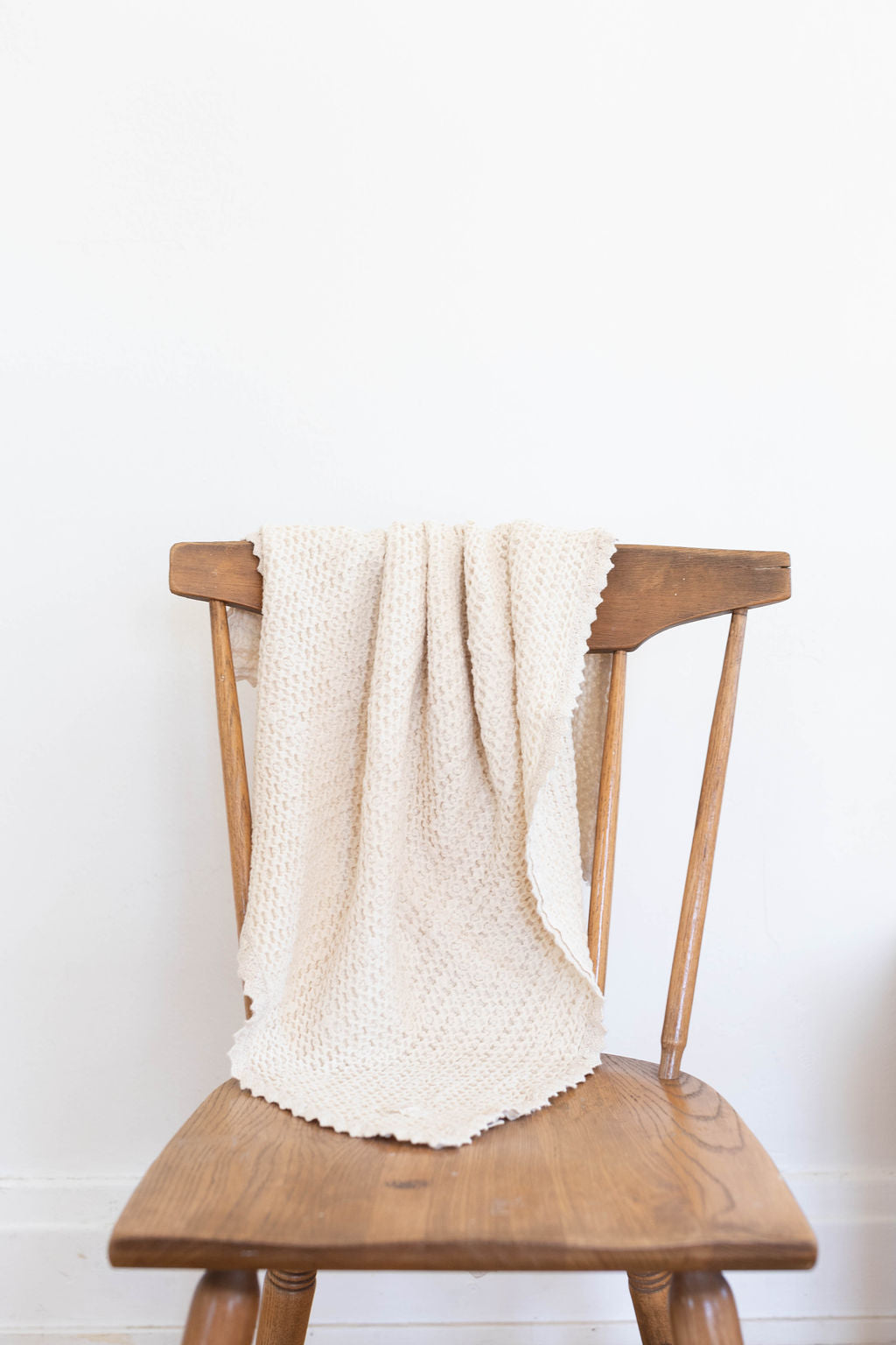 Cozy Waffle Blanket - Milk