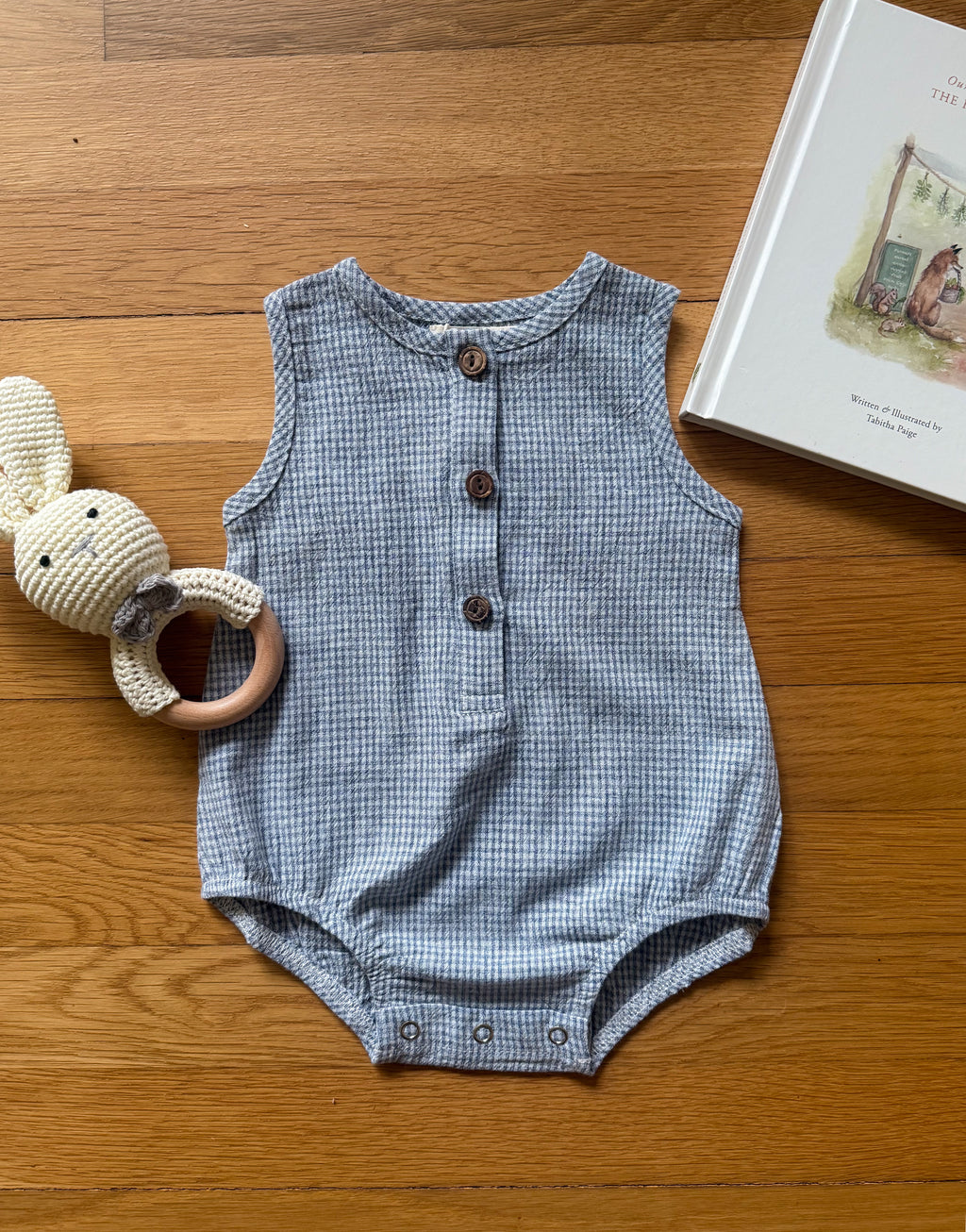 Marco Gingham Romper