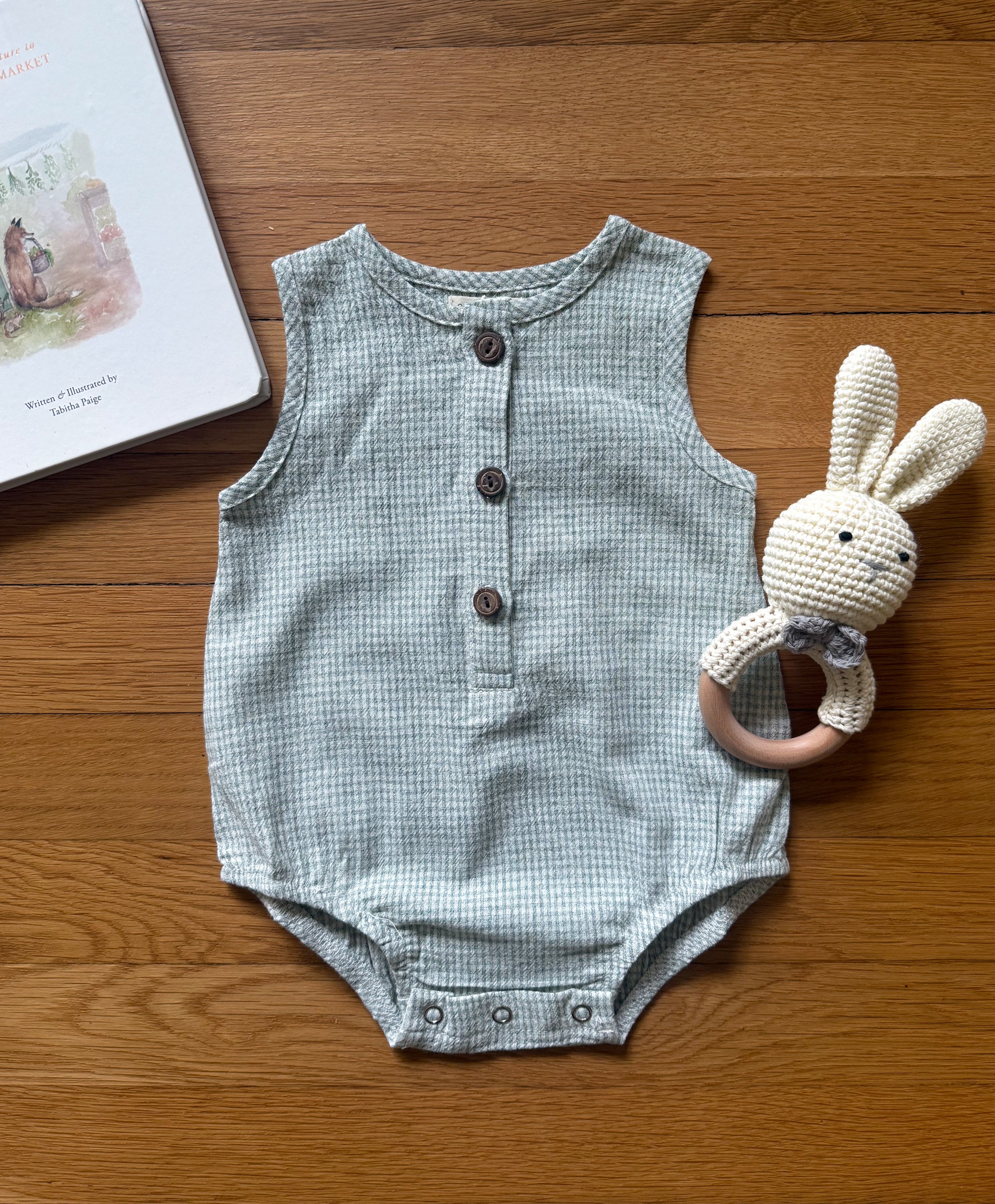 Marco Gingham Romper