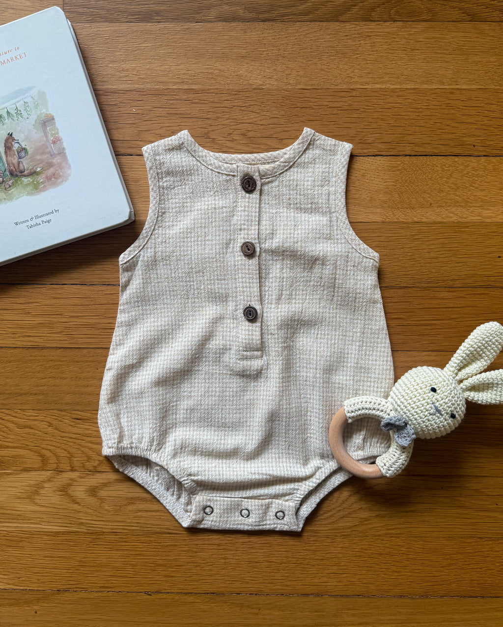 Marco Gingham Romper