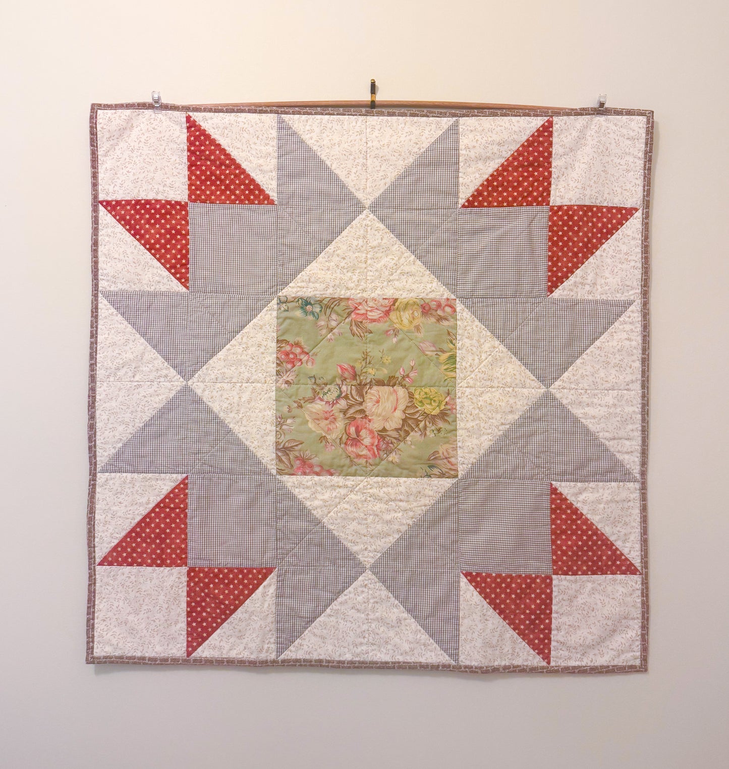 Handmade Baby Quilt - Union Star no. 009