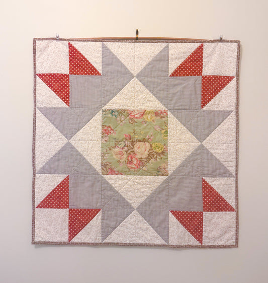 Handmade Baby Quilt - Union Star no. 009