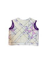 Purple Diamonds Upcyled Vest (3T)