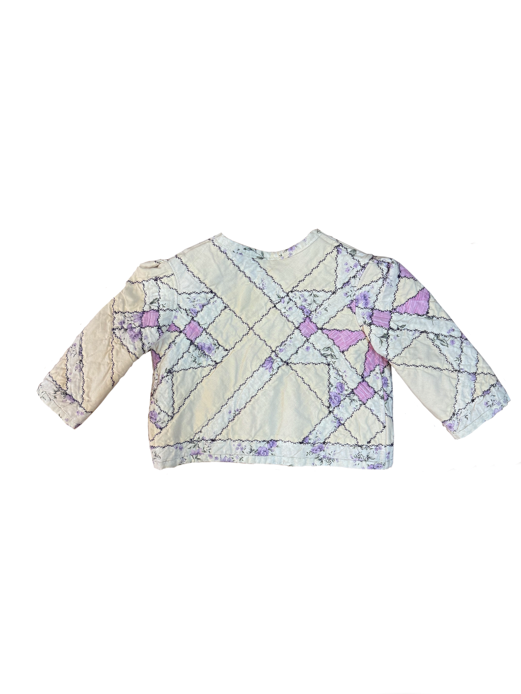 Purple Diamonds Upcyled Jacket (3T)