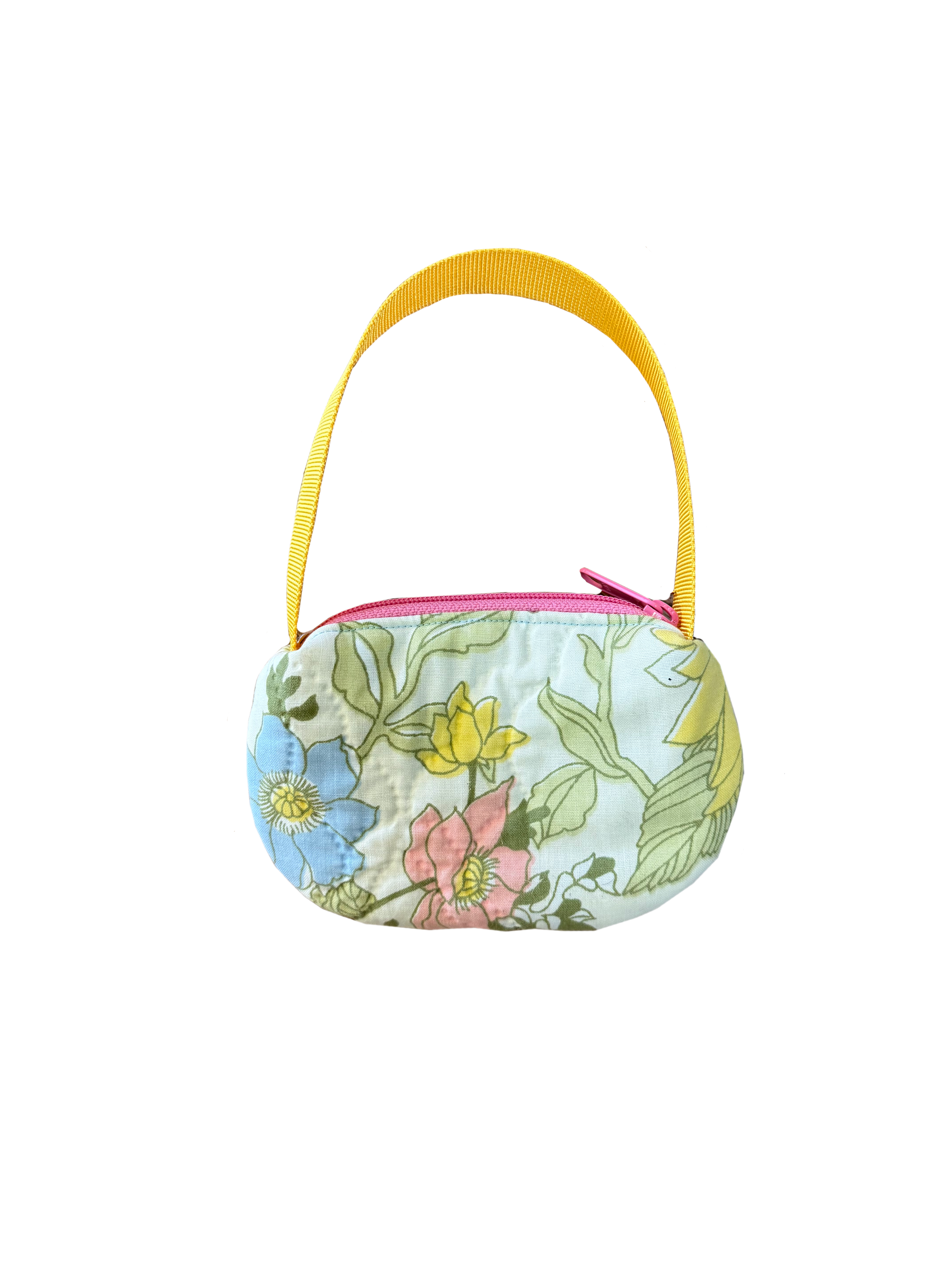 Pastel Floral Teeny Tiny Upcycled Purse
