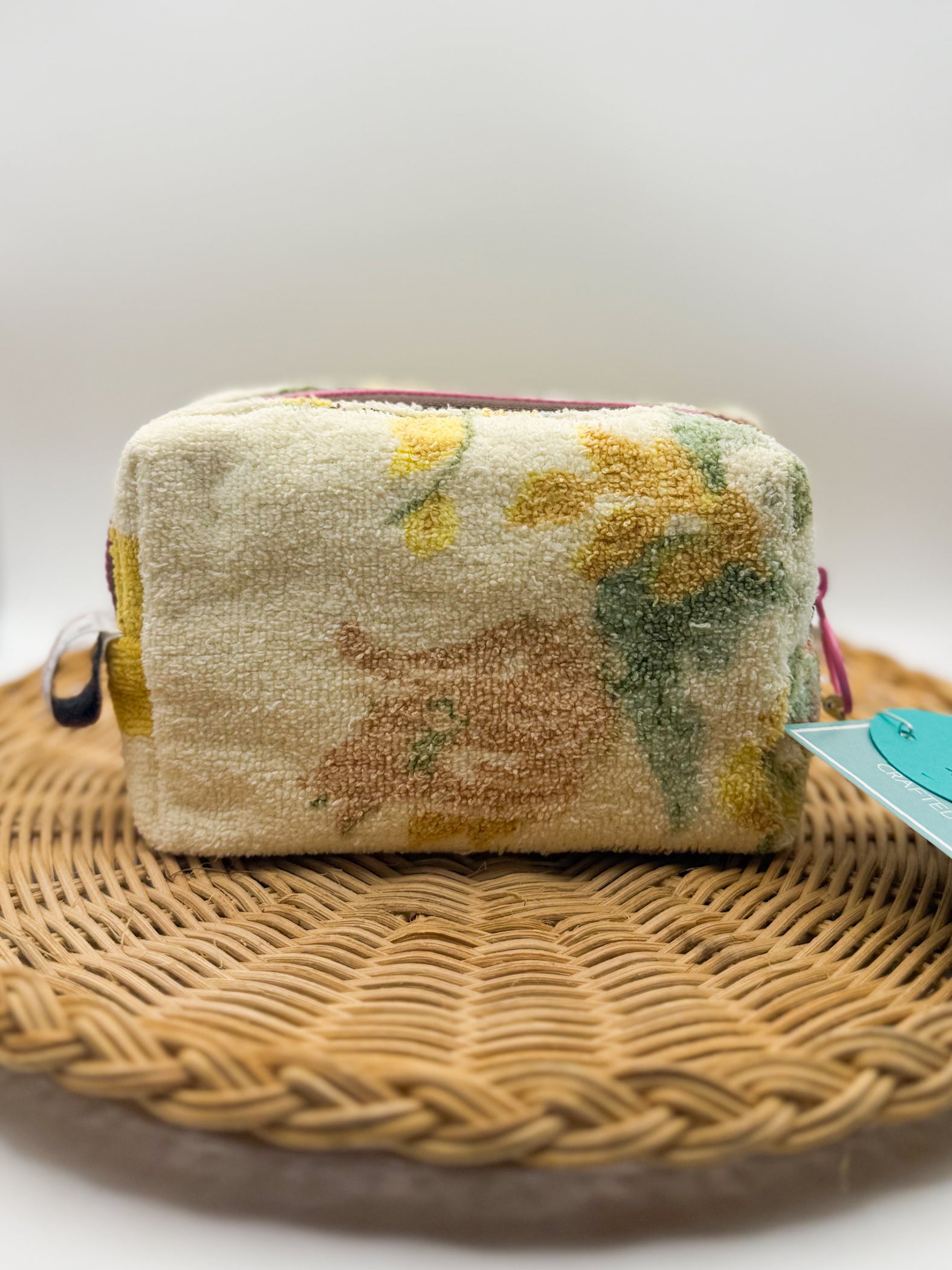 Up-cycled Zippered Towel Pouch (Small)