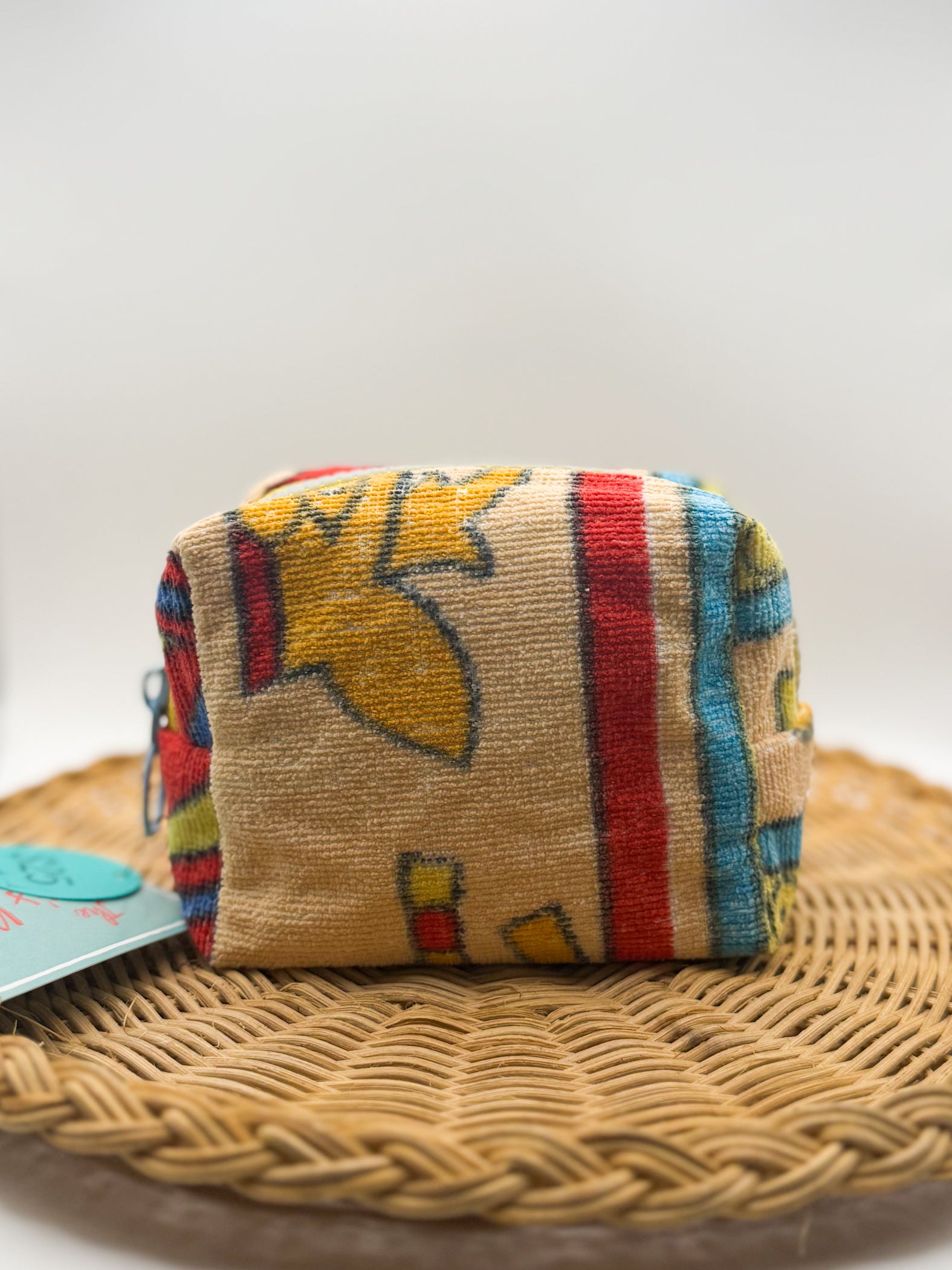 Up-cycled Zippered Towel Pouch (Small)