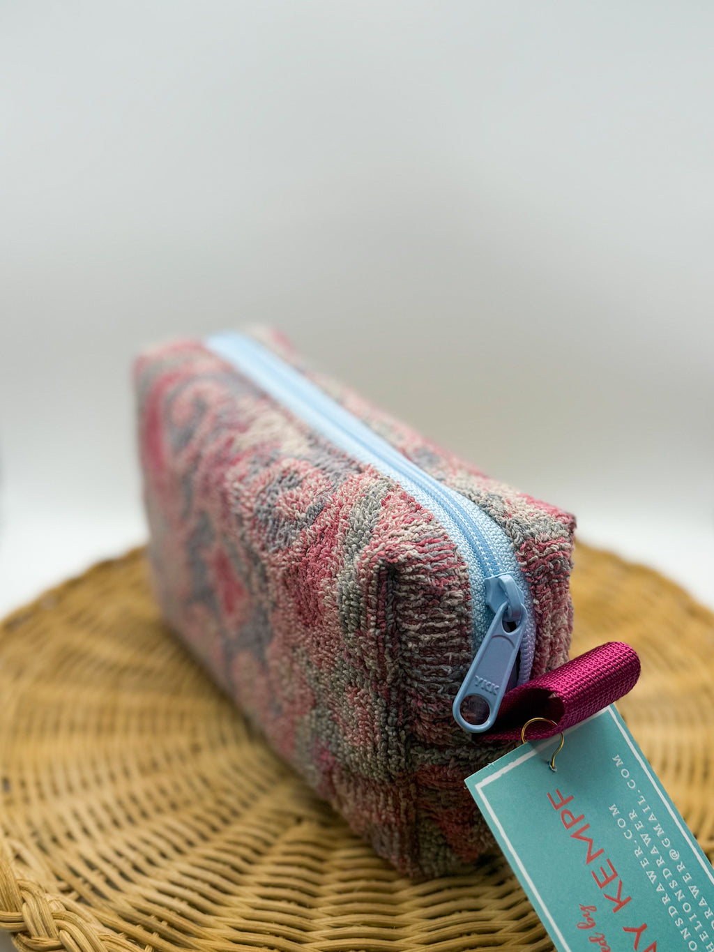 Up-cycled Zippered Towel Pouch (Small)