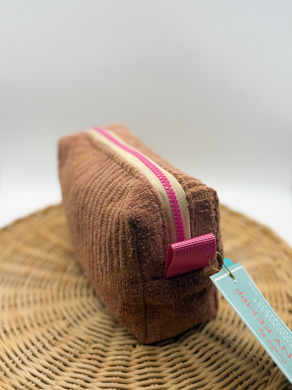 Up-cycled Zippered Towel Pouch (Small)