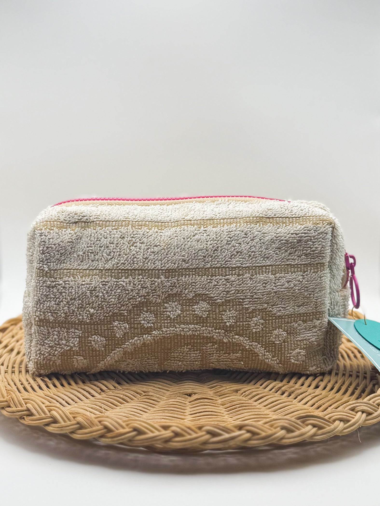 Up-cycled Zippered Towel Pouch (Small)