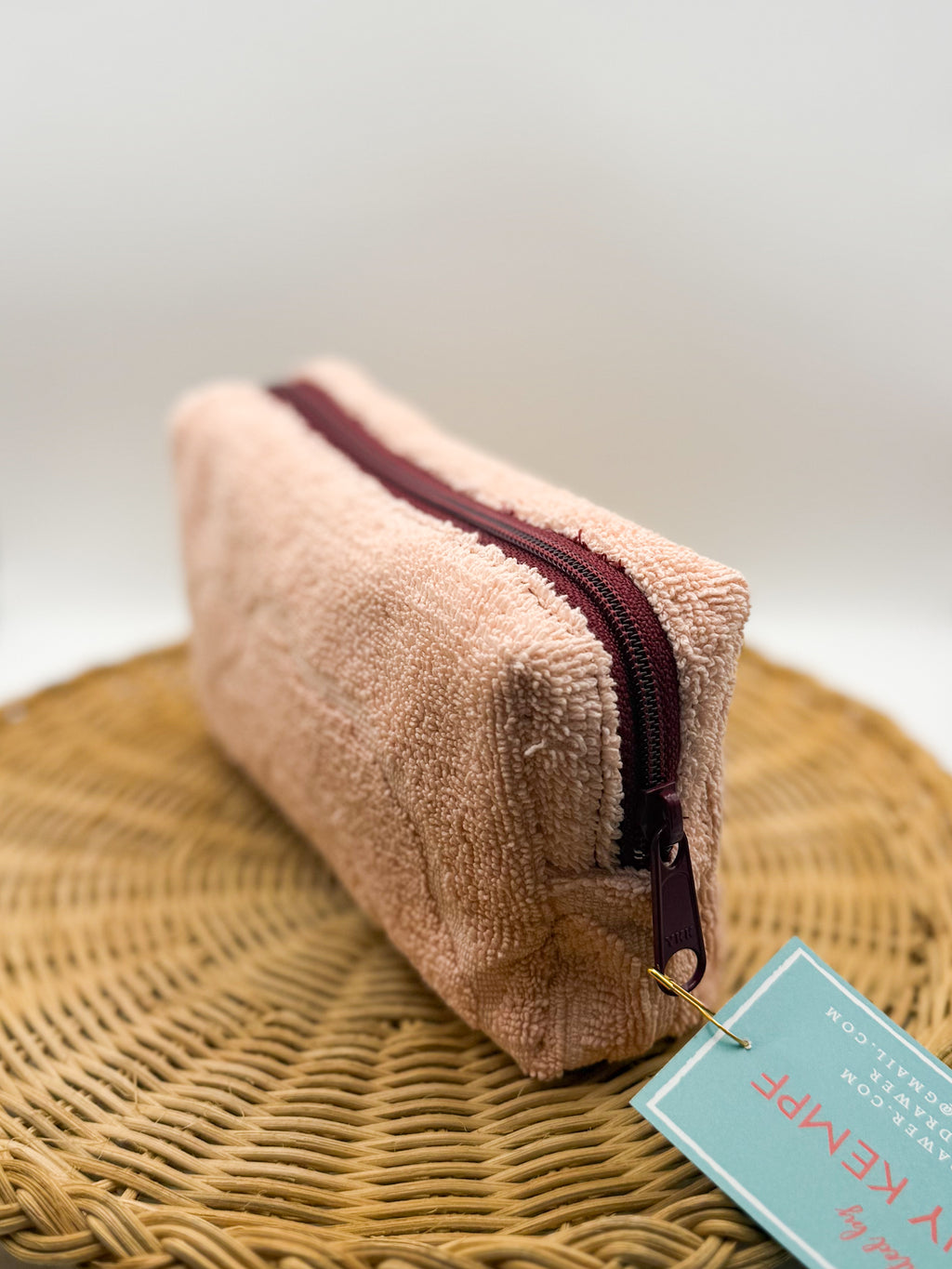 Up-cycled Zippered Towel Pouch (Small)