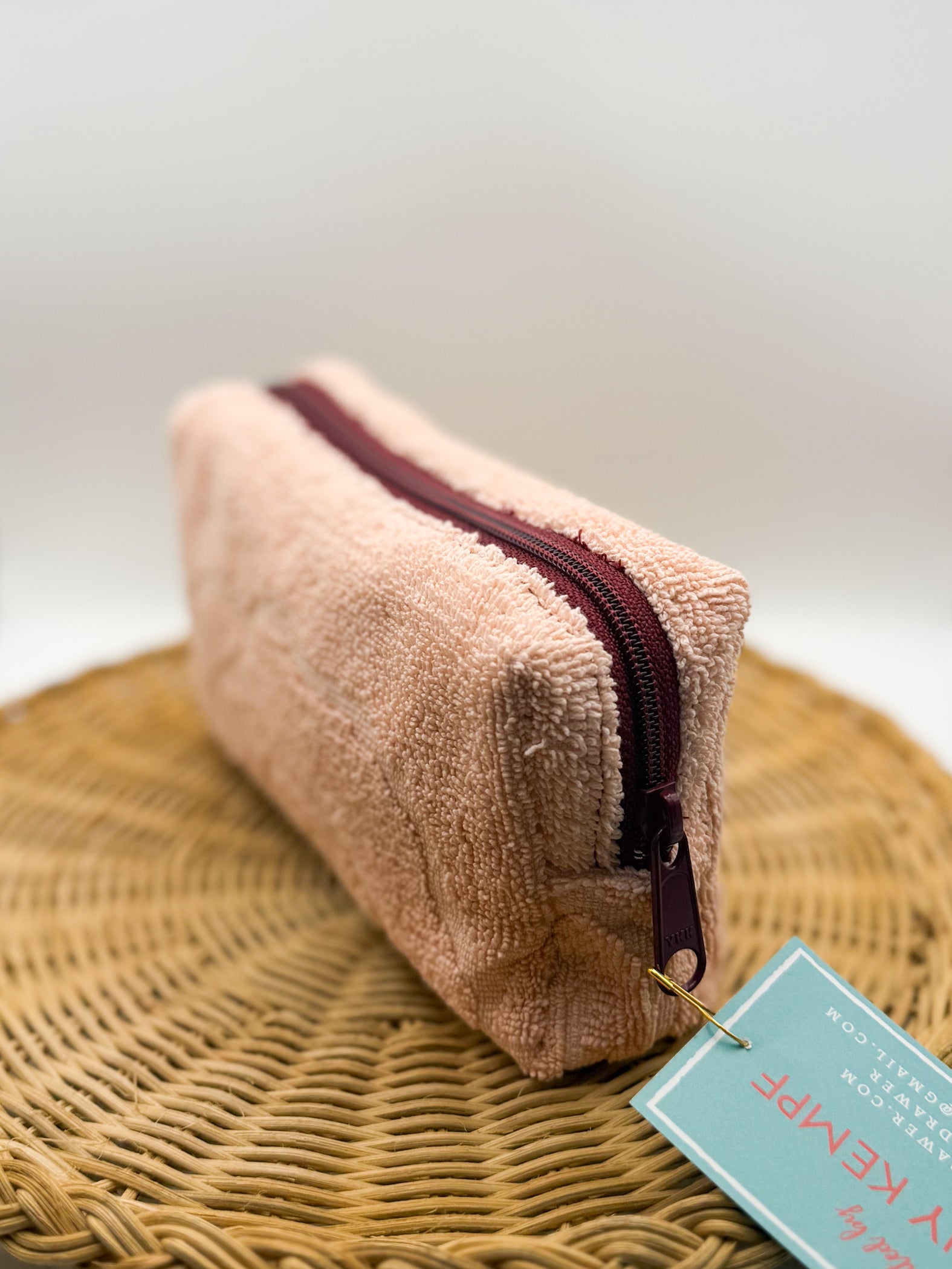 Up-cycled Zippered Towel Pouch (Small)