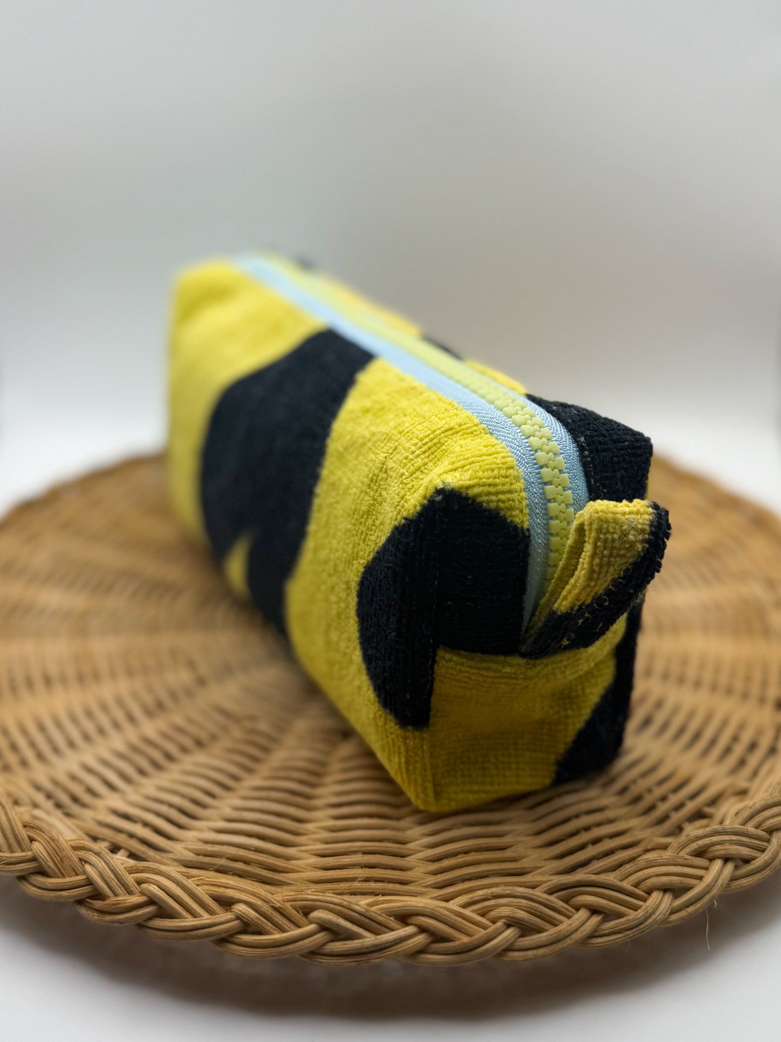 Up-cycled Zippered Towel Pouch (Small)