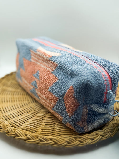 Up-cycled Zippered Towel Pouch (Medium)