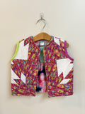 Magenta Stardust Upcyled Vest