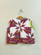 Magenta Stardust Upcyled Vest
