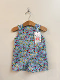 Romper and Hat Set in Woodland Blues