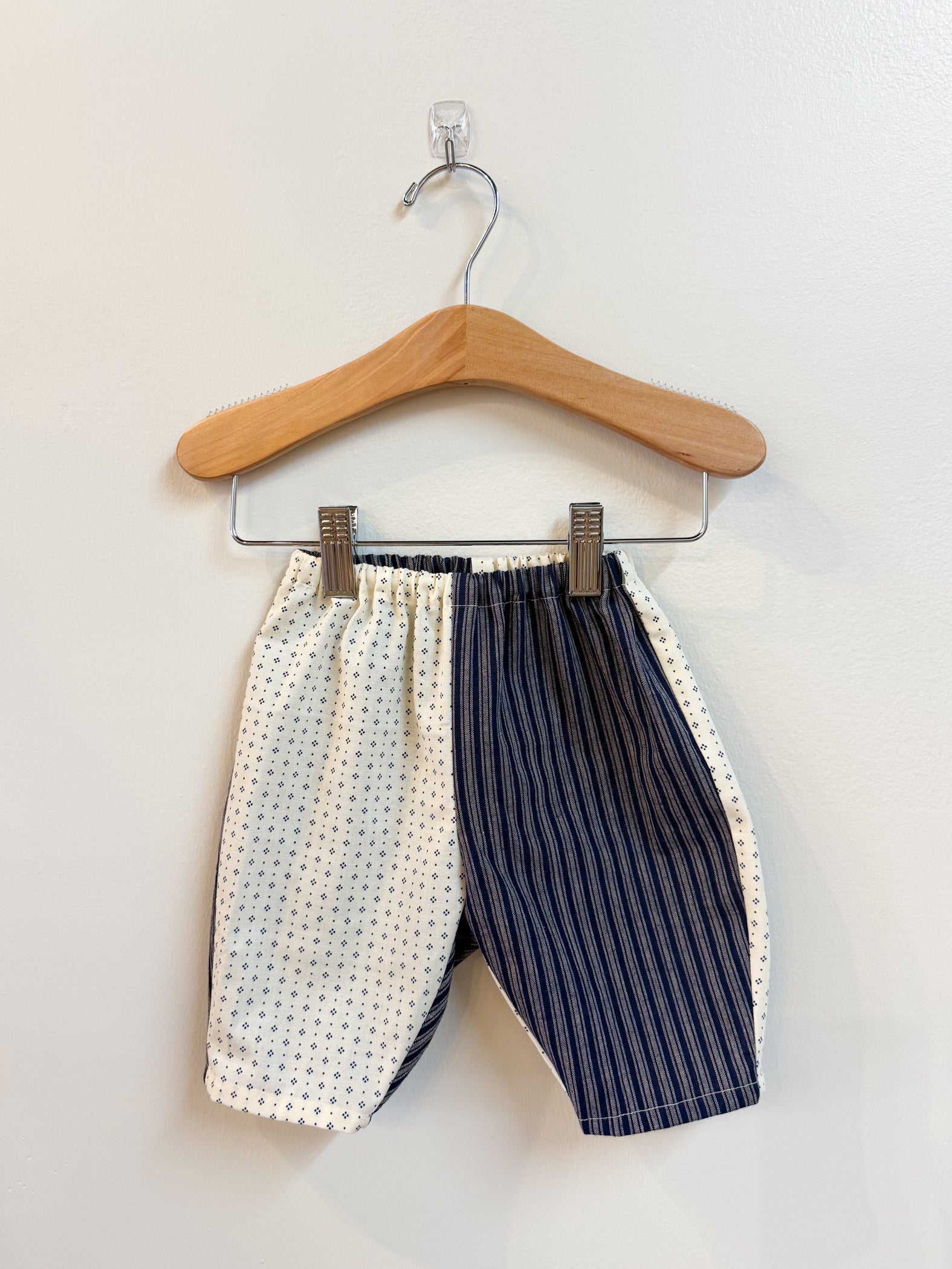 Patchwork Barrel Leg Baby Pants
