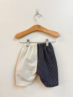 Patchwork Barrel Leg Baby Pants