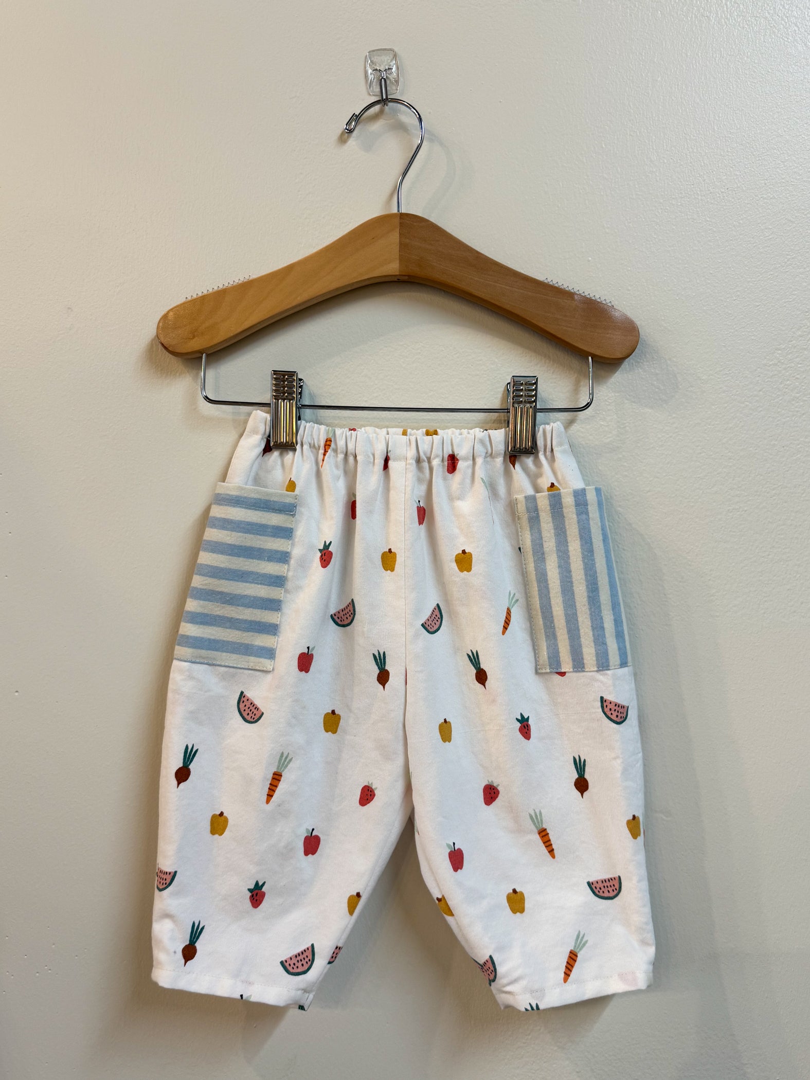 Patch Pocket Barrel Leg Baby Pants (9-12m)