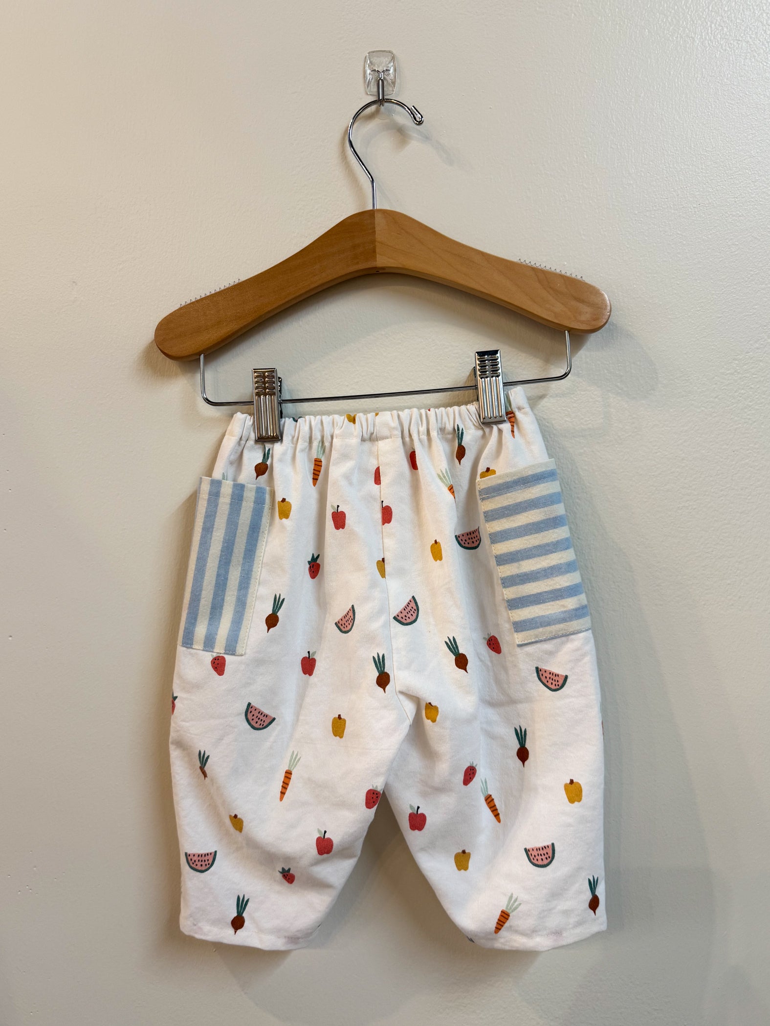 Patch Pocket Barrel Leg Baby Pants (9-12m)