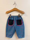 Rickrack Pocket Barrel Leg Baby Pants (9-12m)