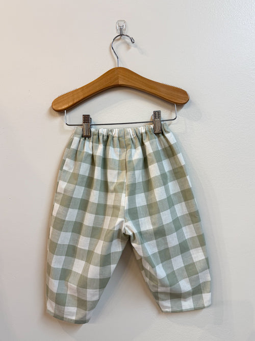 Vintage Patchwork Barrel Leg Baby Pants (18-24m)