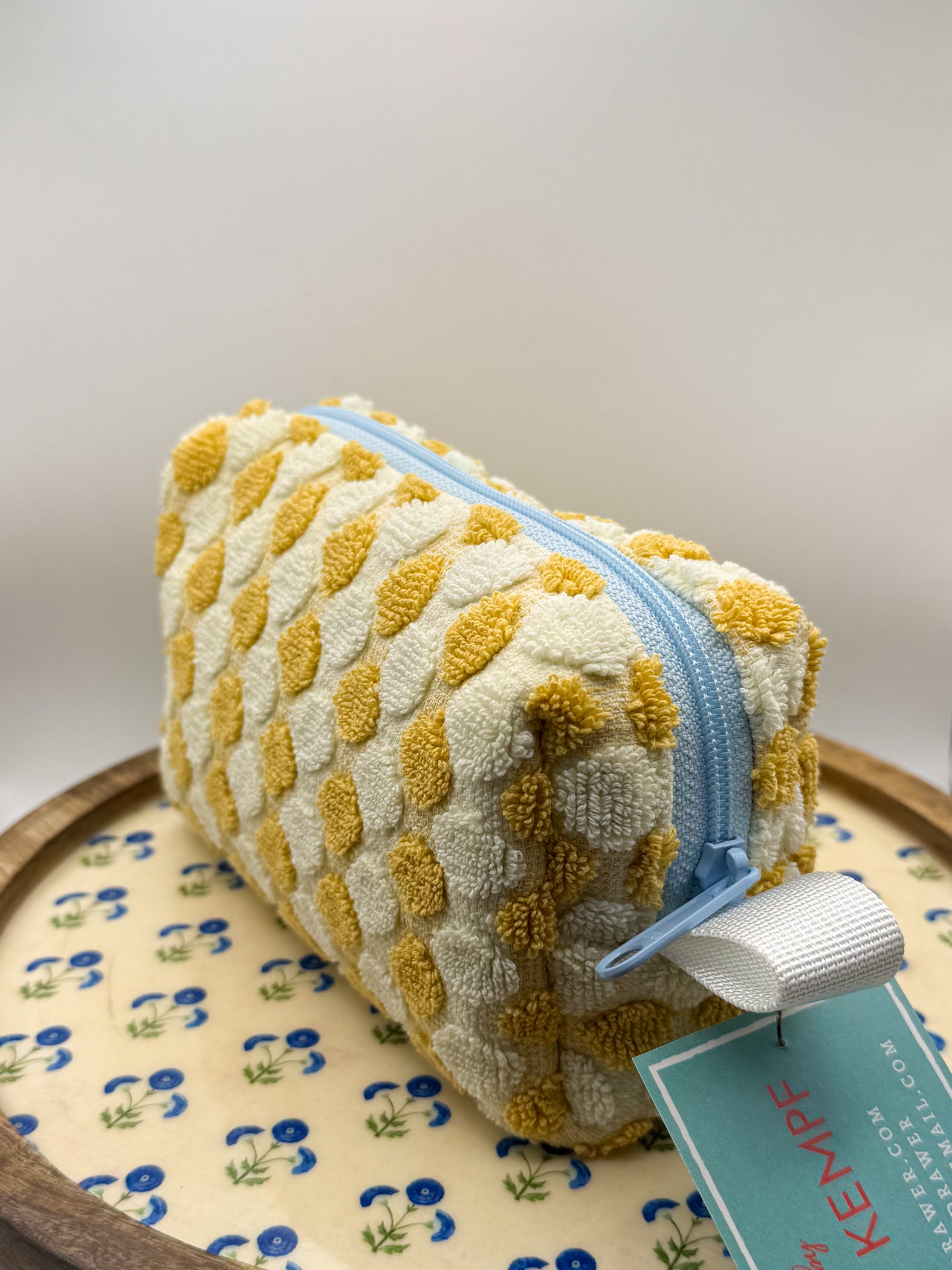 Up-cycled Zippered Towel Pouch (Small)